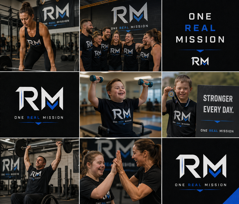 1RM athletes and adaptive participants training together